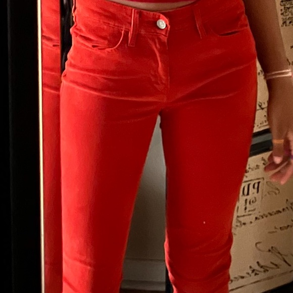 Red skinny jeans corduroy pants - Picture 2 of 2
